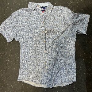 Blue Floral Men's Shirt